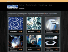 Tablet Screenshot of conceptind.net